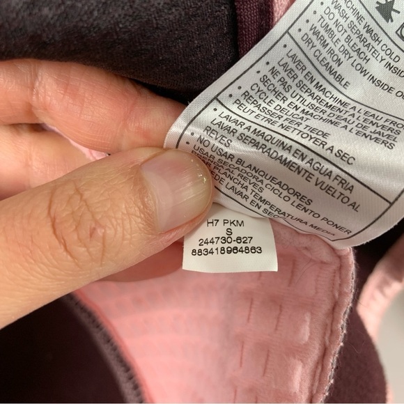 Nike Therma Sphere Zip-up Pink Maroon Waffle Gold Full Zip Soft Shell Jacket S - Picture 6 of 8